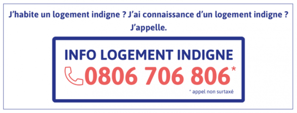 Un nouveau numro d'infos  pour le logement indigne 